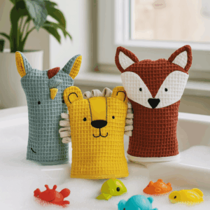 Waschhandschuh Bundle in Tiermotiven
