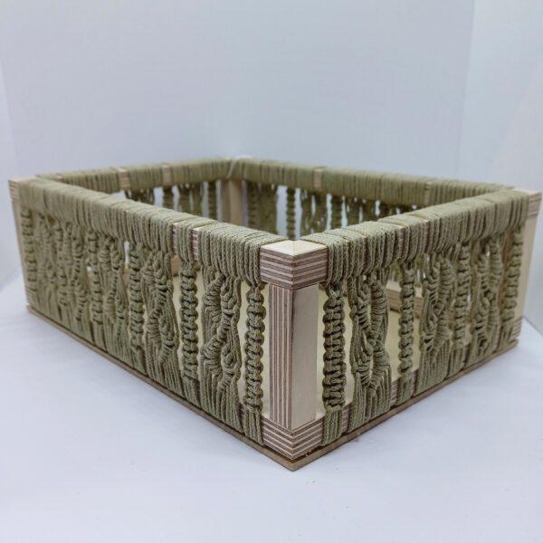 Makramee - Holzboxen – Bild 9