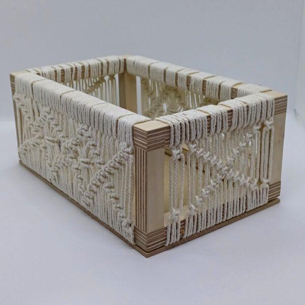 Makramee - Holzboxen – Bild 5