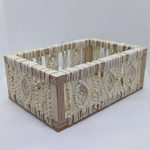 Makramee - Holzboxen – Bild 7