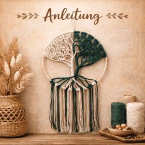 Anleitung zum Selbermachen - Makramee Baum des Lebens