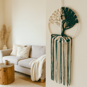 Anleitung zum Selbermachen - Makramee Baum des Lebens