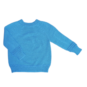Gestrickte Lieblingsstücke für Kinder - Pullover hellblau