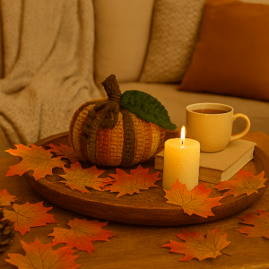 Gehäkelte Kürbisse – liebevolle Herbstdeko in warmen Farben
